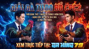 GIẢI ĐÁ GÀ CPC2 THỨ 7 NGÀY 30/5/2026