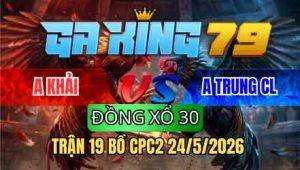 Trận 19 Bồ CPC2 24/5/2026 - Xanh Đứng Rồng Trả Chân Đỏ Bỏ Ô Phản Ăn 2