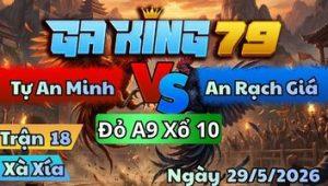 Trận 18 Xà Xía Ngày 29/5/2026 - Gà Úa Lên Cựa Hư Tự Xác Tự Hủy